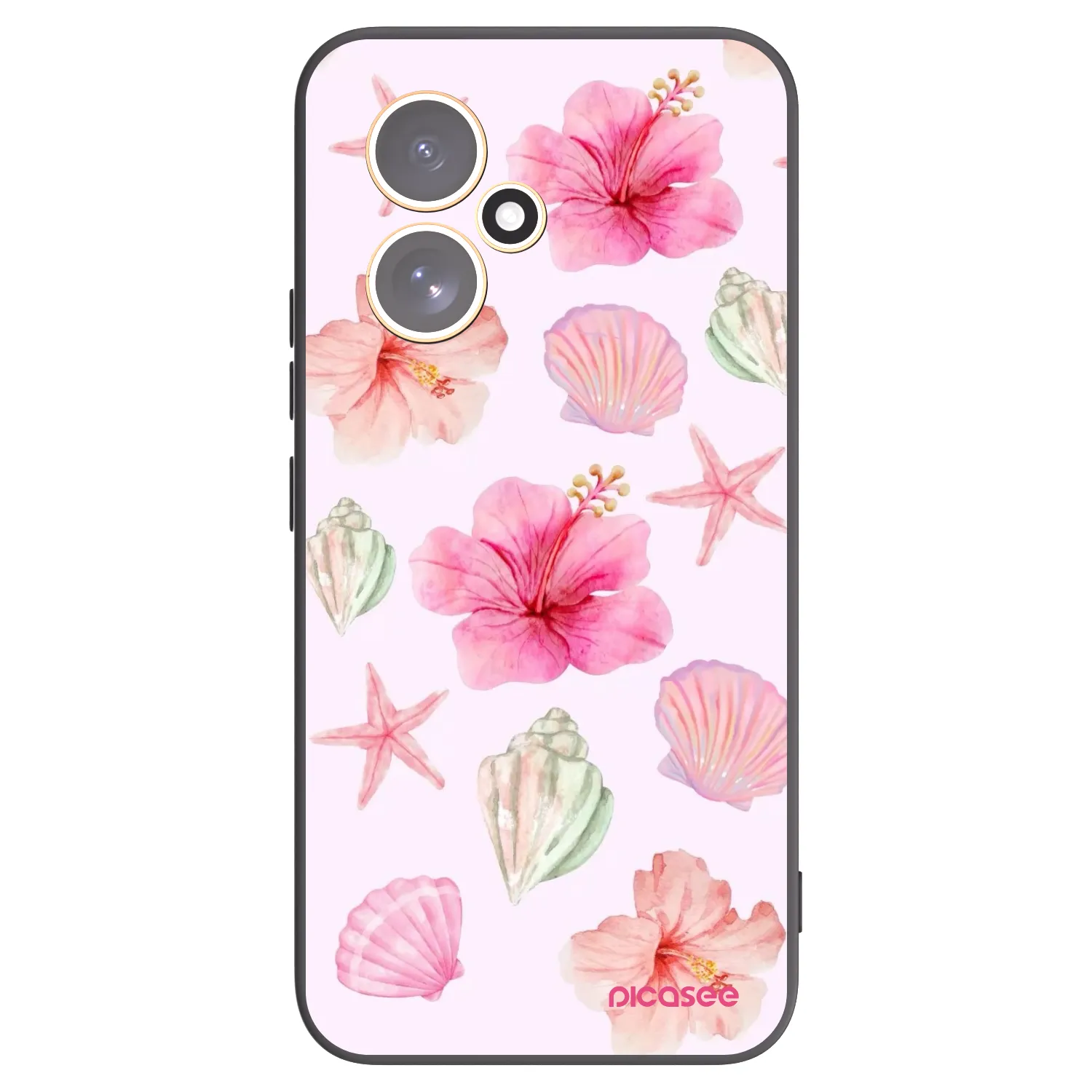 Picasee fekete szilikon tok az alábbi mobiltelefonokra Honor 400 5G - Blush Lagoon