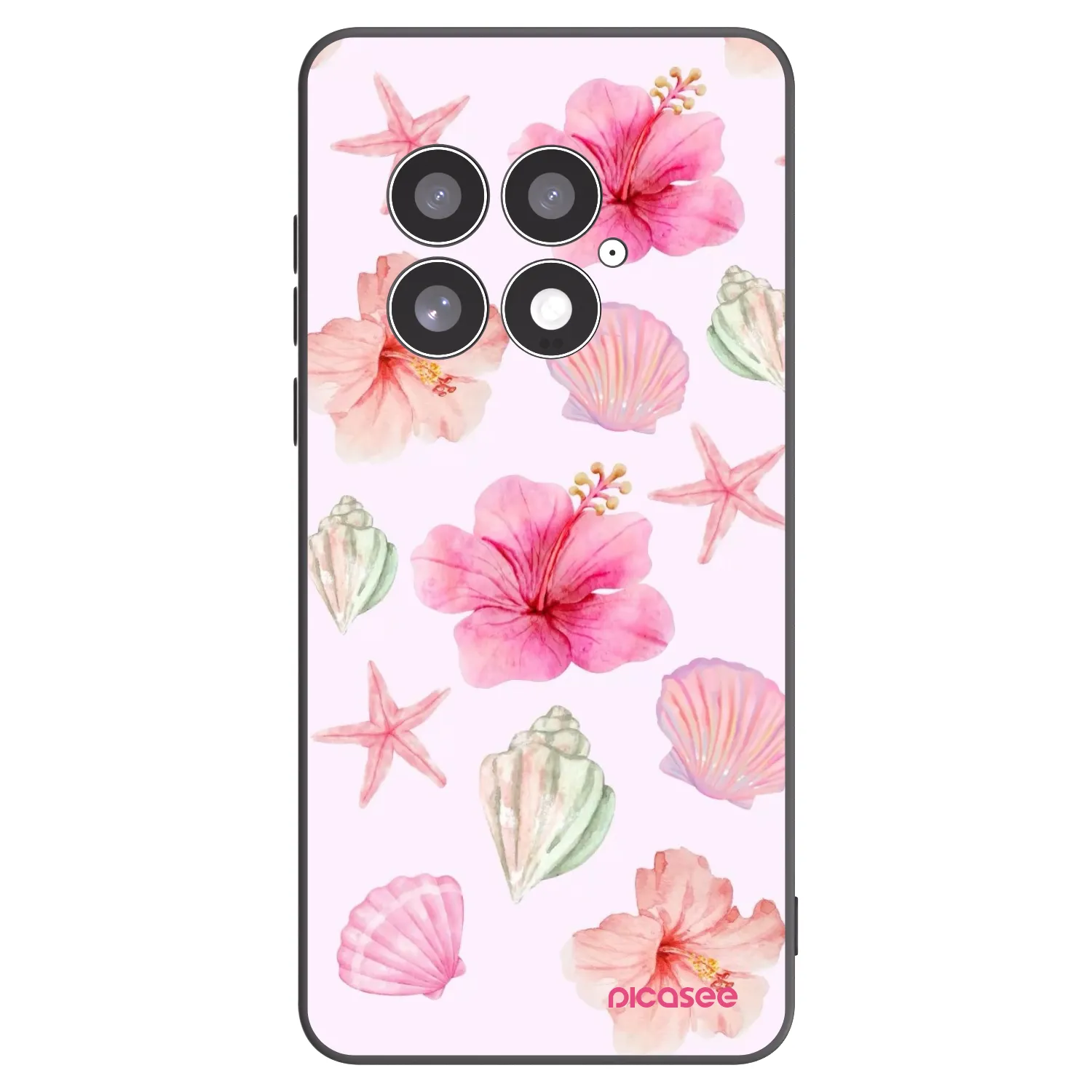 Picasee fekete szilikon tok az alábbi mobiltelefonokra OnePlus 13 5G - Blush Lagoon
