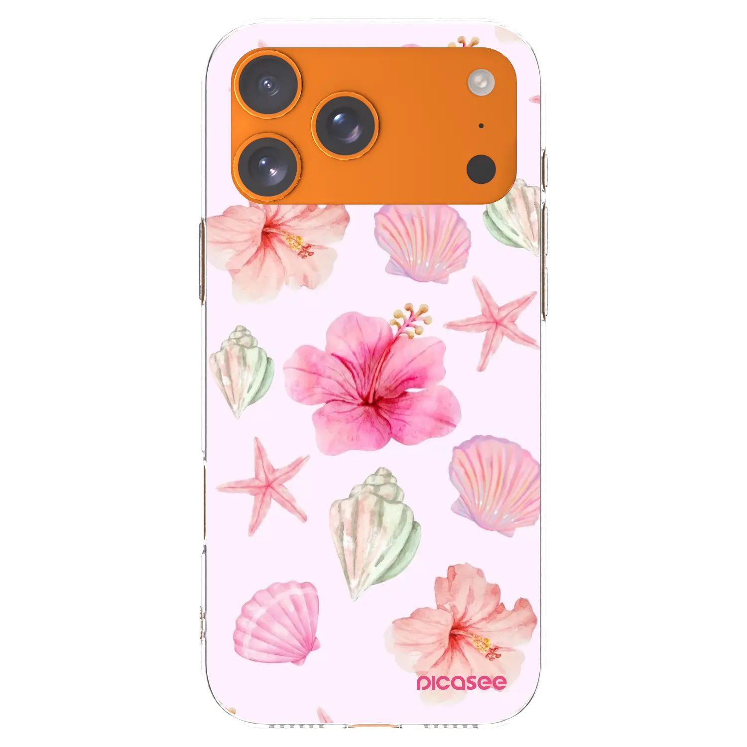 Picasee átlátszó szilikon tok az alábbi mobiltelefonokra Apple iPhone 17 Pro Max - Blush Lagoon