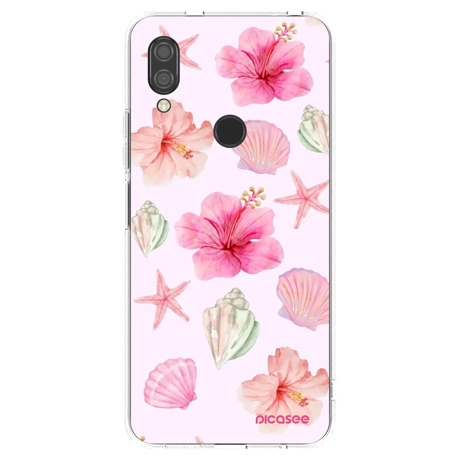 Picasee átlátszó szilikon tok az alábbi mobiltelefonokra Xiaomi Redmi 7 - Blush Lagoon