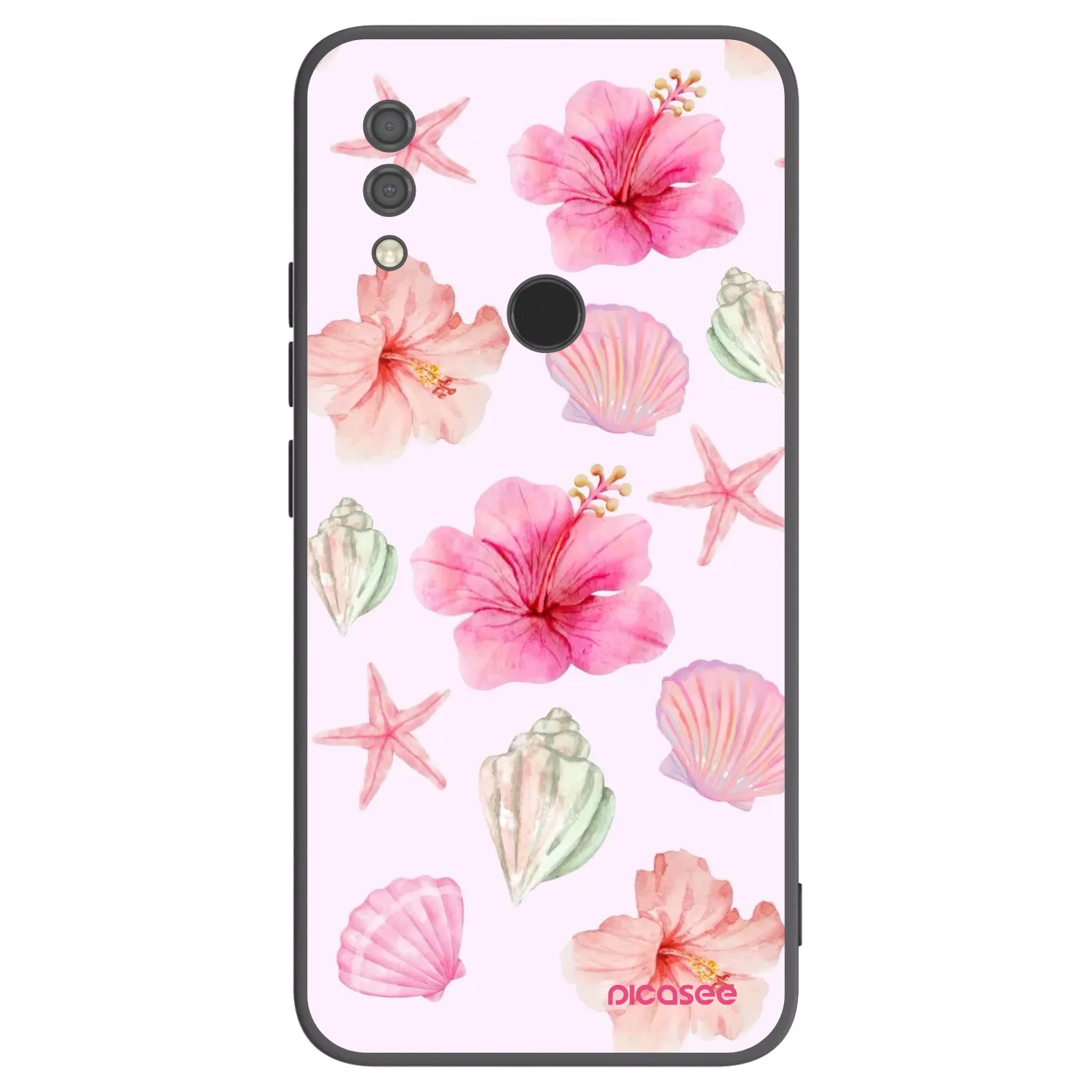 Picasee fekete szilikon tok az alábbi mobiltelefonokra Xiaomi Redmi 7 - Blush Lagoon