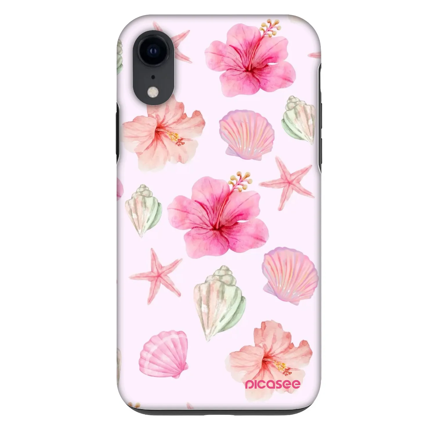 Picasee Fashion Case Apple iPhone XR - Blush Lagoon