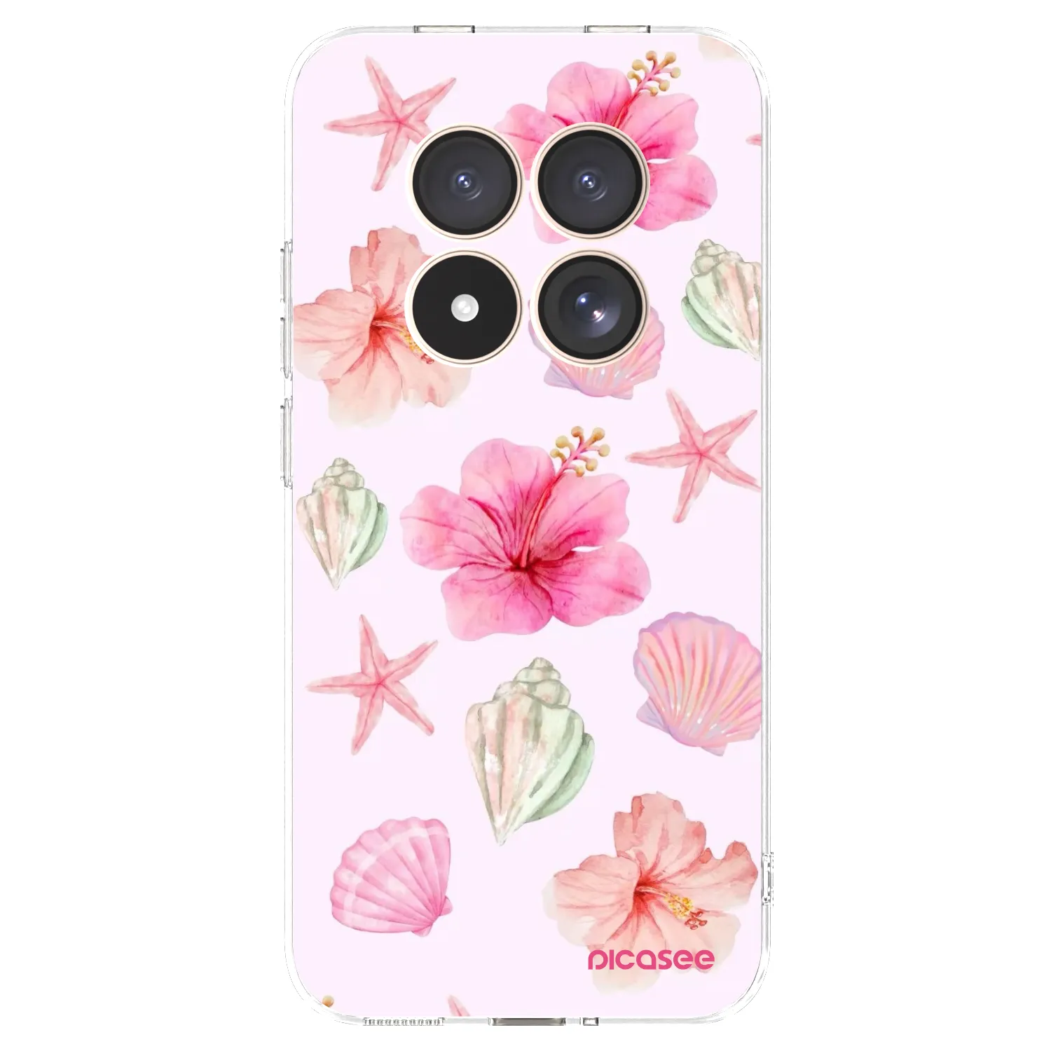 Picasee átlátszó szilikon tok az alábbi mobiltelefonokra Xiaomi Redmi Note 15 Pro 4G - Blush Lagoon