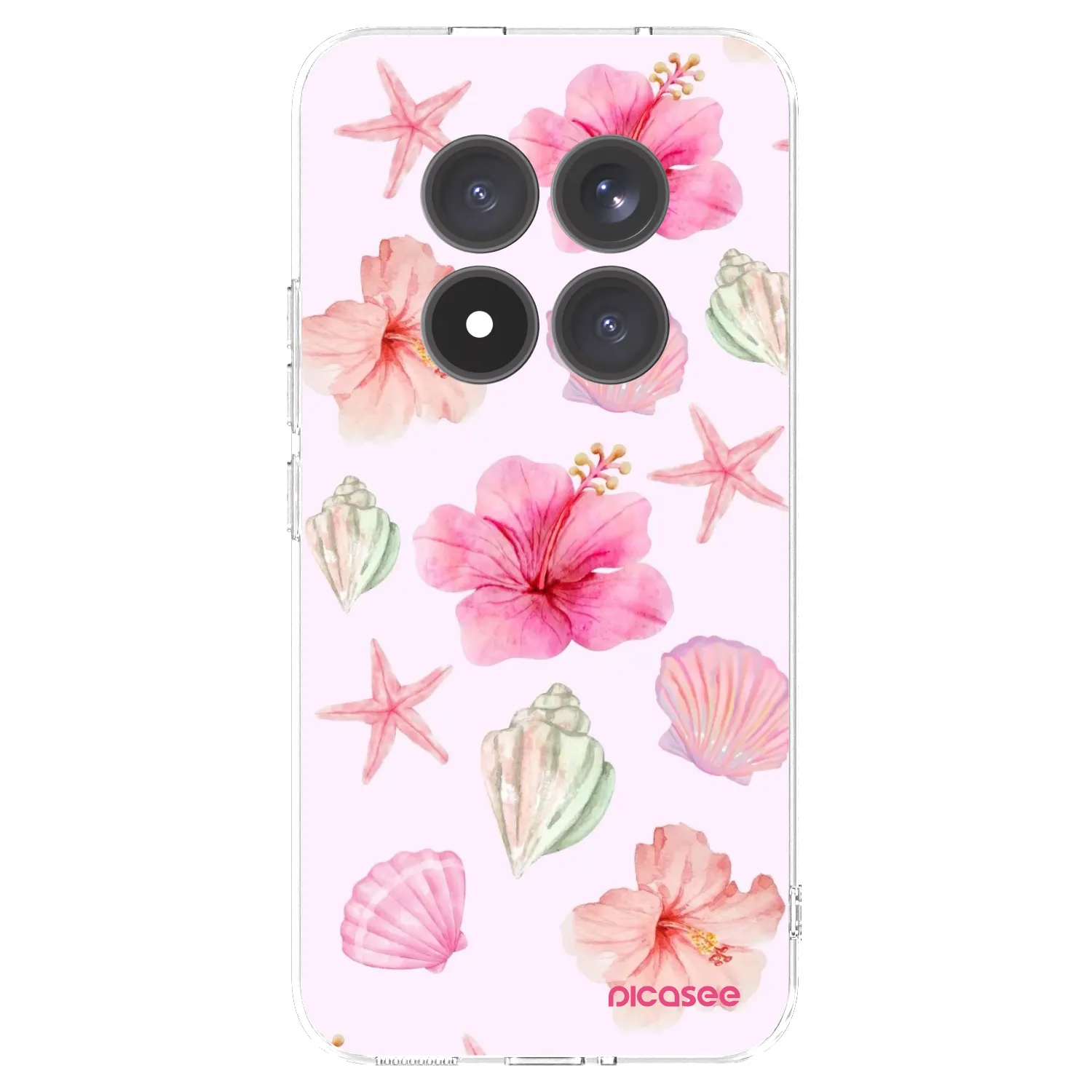 Picasee átlátszó szilikon tok az alábbi mobiltelefonokra Xiaomi Redmi Note 15 Pro+ - Blush Lagoon