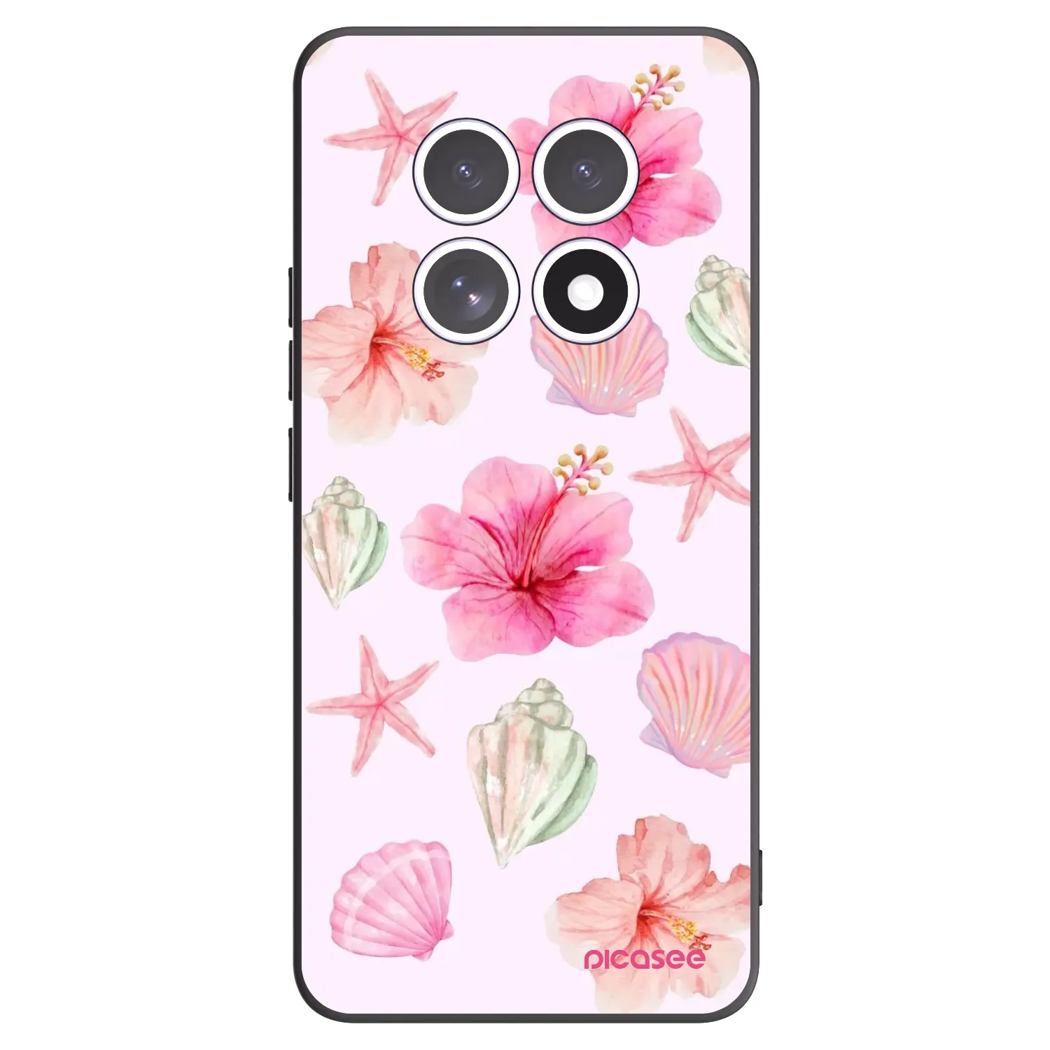 Picasee fekete szilikon tok az alábbi mobiltelefonokra Xiaomi Redmi Note 15 - Blush Lagoon
