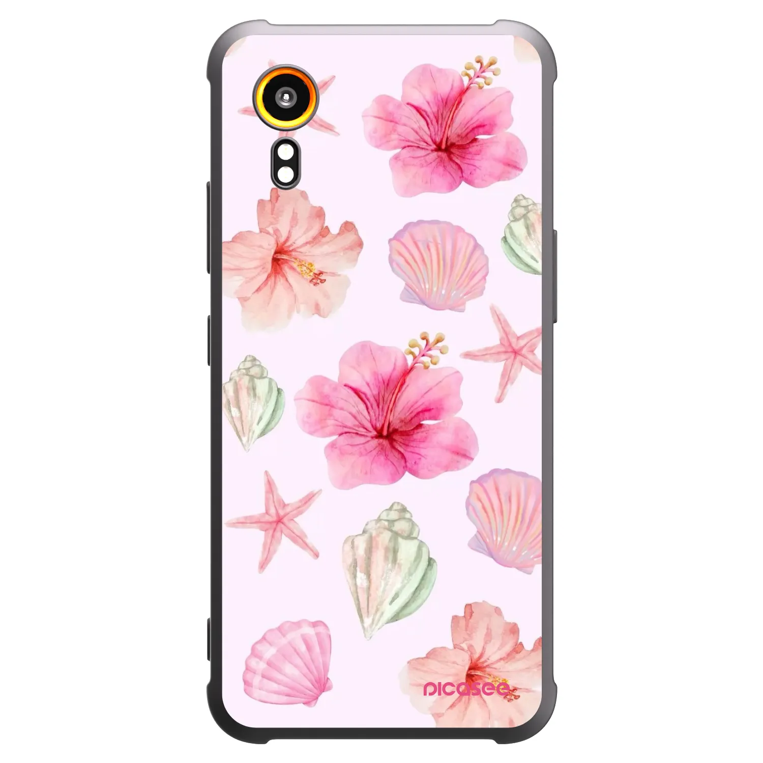 Picasee fekete szilikon tok az alábbi mobiltelefonokra Samsung Galaxy XCover 7 - Blush Lagoon