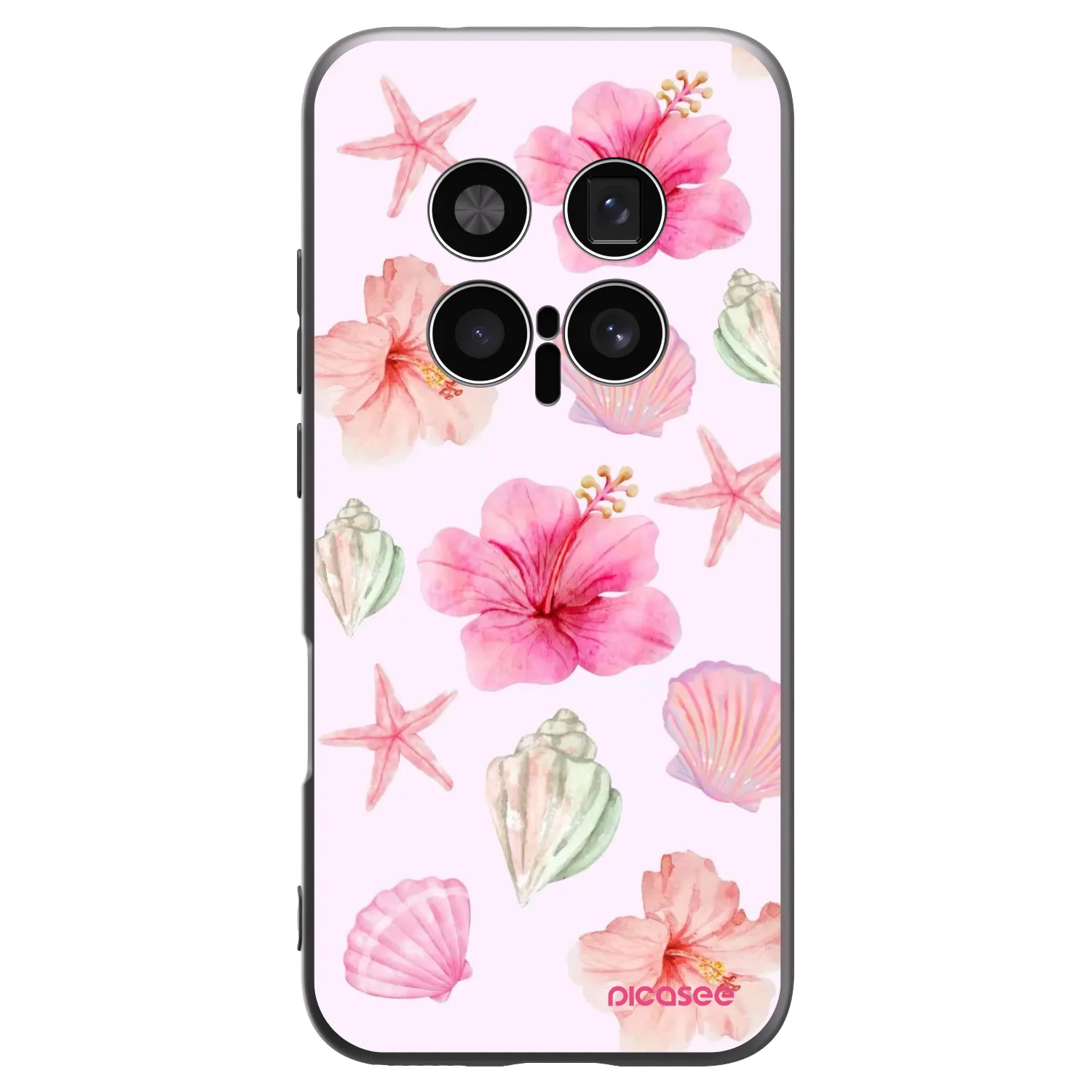 Picasee fekete szilikon tok az alábbi mobiltelefonokra Honor Magic8 Pro 5G - Blush Lagoon