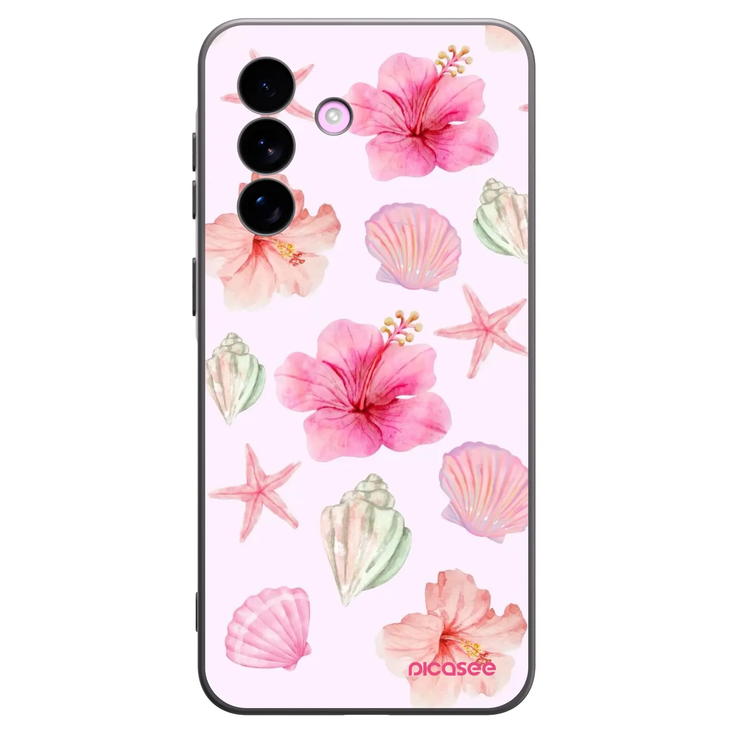 Picasee fekete szilikon tok az alábbi mobiltelefonokra Samsung Galaxy A57 5G - Blush Lagoon