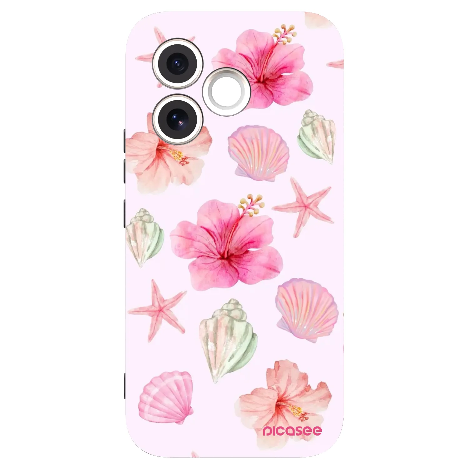 Picasee fekete szilikon tok az alábbi mobiltelefonokra Honor 600 Lite - Blush Lagoon