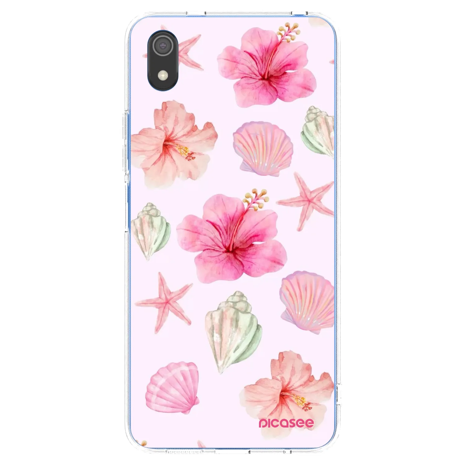 Picasee átlátszó szilikon tok az alábbi mobiltelefonokra Xiaomi Redmi 7A - Blush Lagoon