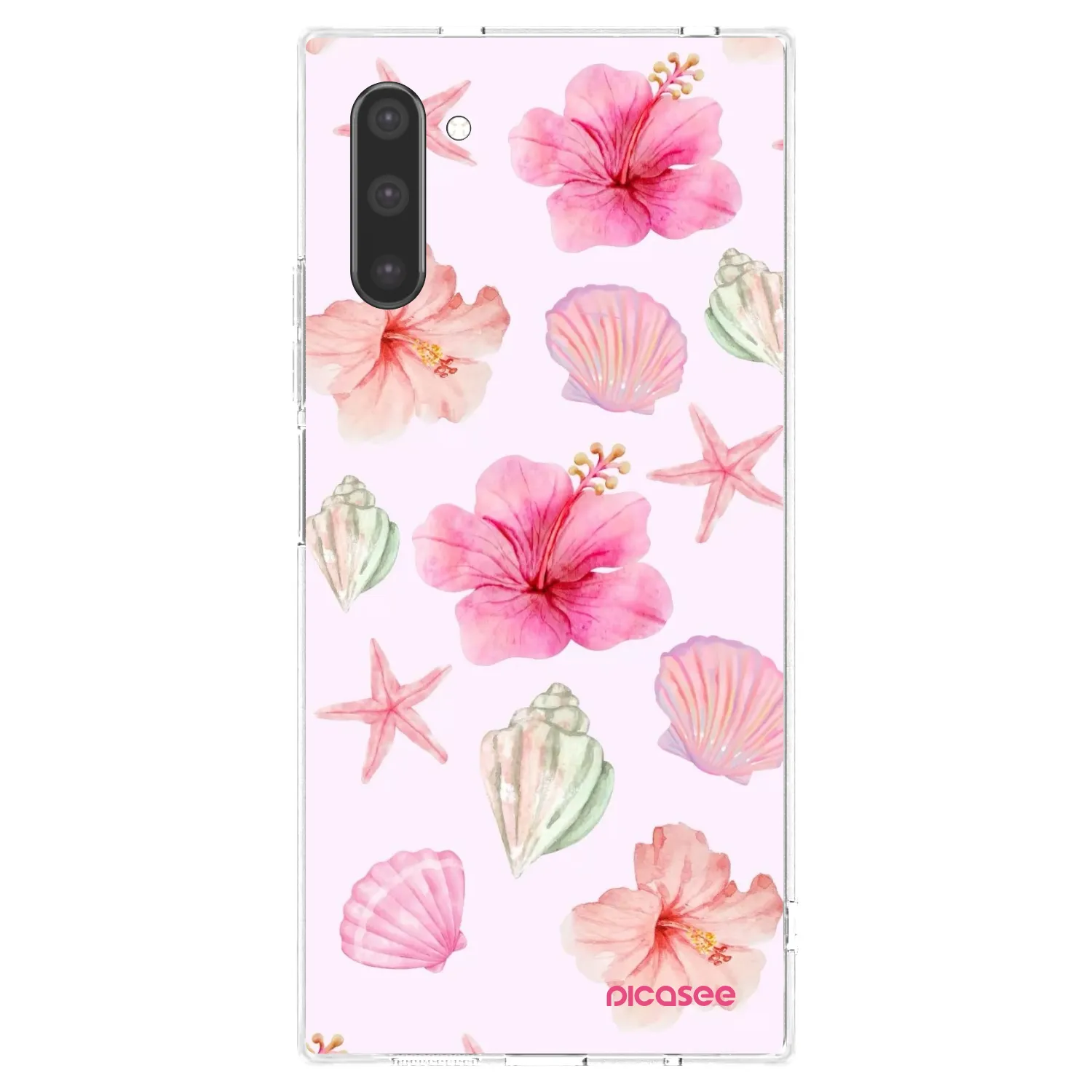 Picasee átlátszó szilikon tok az alábbi mobiltelefonokra Samsung Galaxy Note 10 N970F - Blush Lagoon