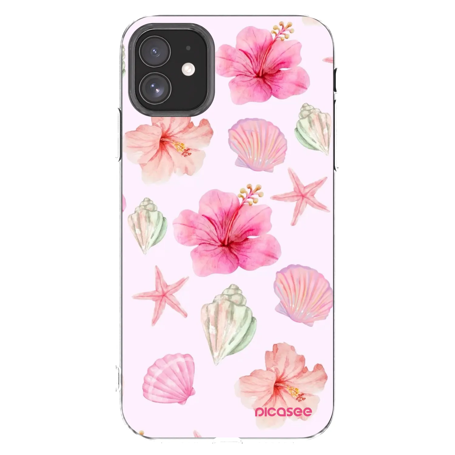 Picasee átlátszó szilikon tok az alábbi mobiltelefonokra Apple iPhone 11 - Blush Lagoon