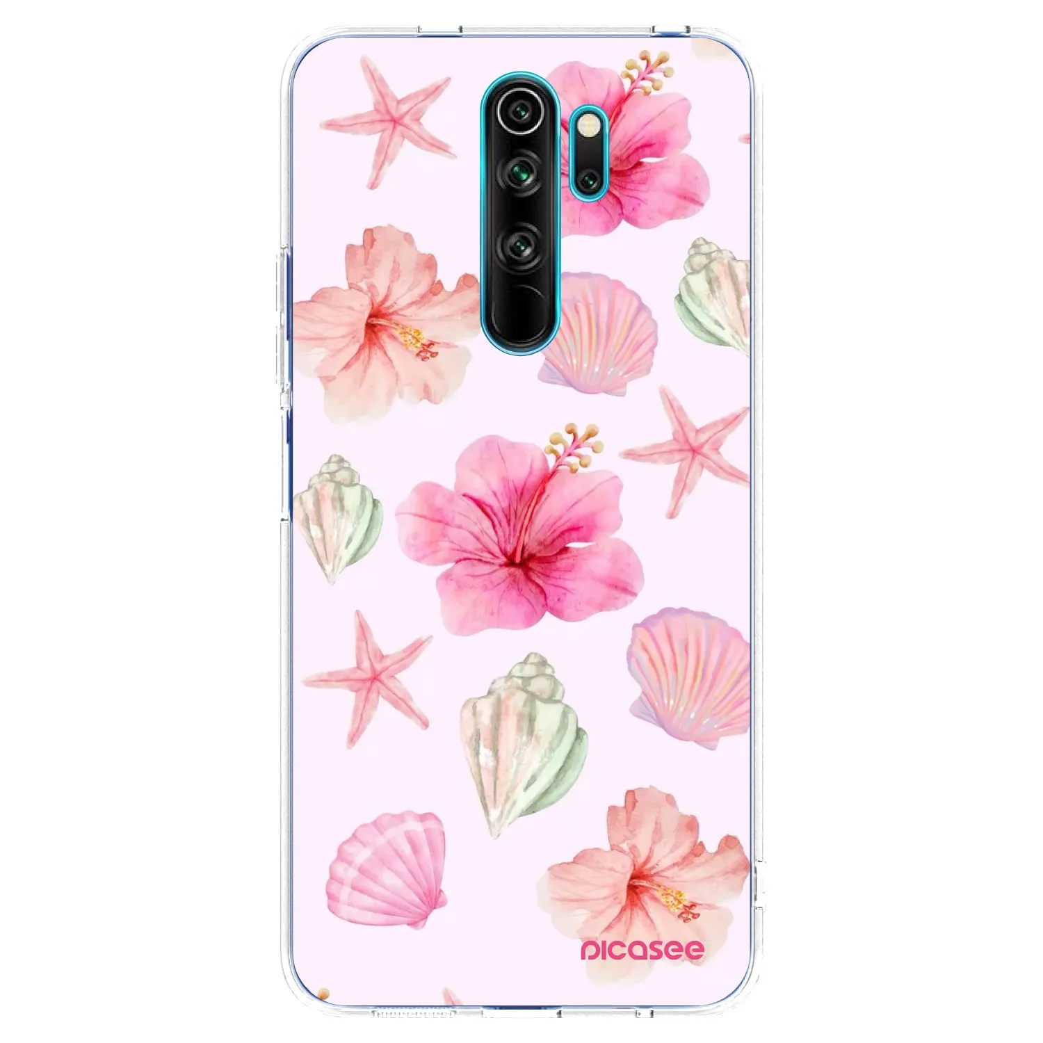Picasee átlátszó szilikon tok az alábbi mobiltelefonokra Xiaomi Redmi Note 8 Pro - Blush Lagoon
