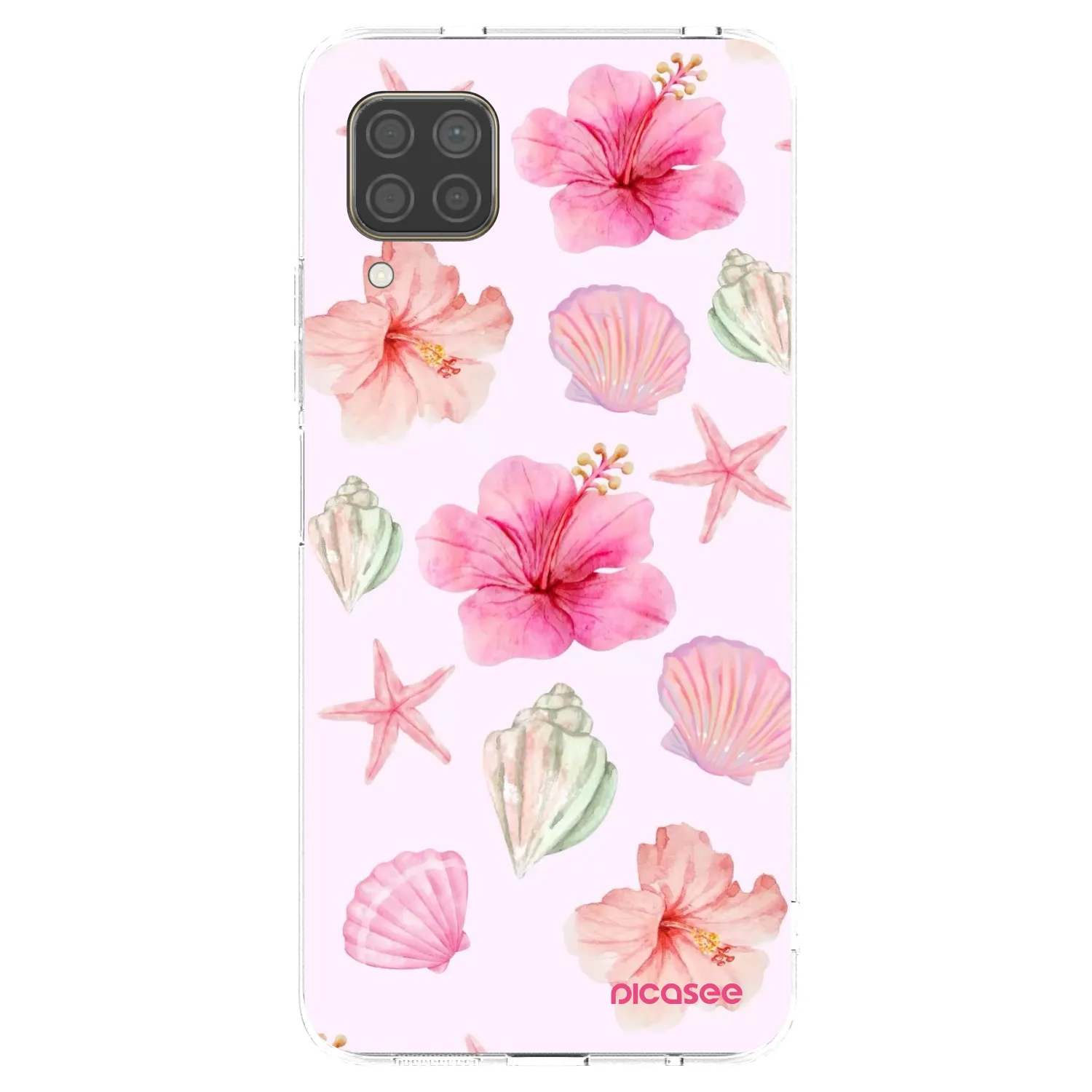 Picasee átlátszó szilikon tok az alábbi mobiltelefonokra Huawei P40 Lite - Blush Lagoon