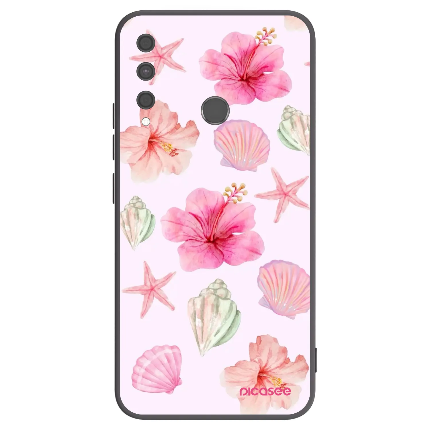 Picasee fekete szilikon tok az alábbi mobiltelefonokra Huawei P40 Lite E - Blush Lagoon