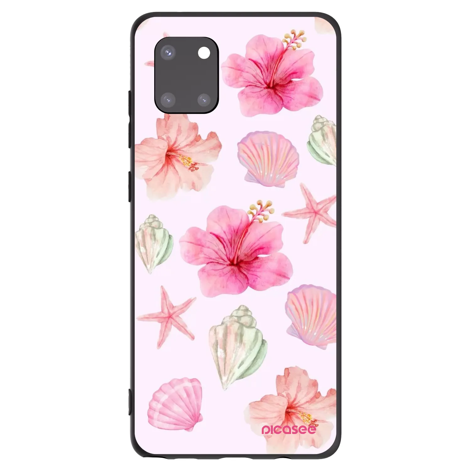 Picasee fekete szilikon tok az alábbi mobiltelefonokra Samsung Galaxy Note 10 Lite N770F - Blush Lagoon