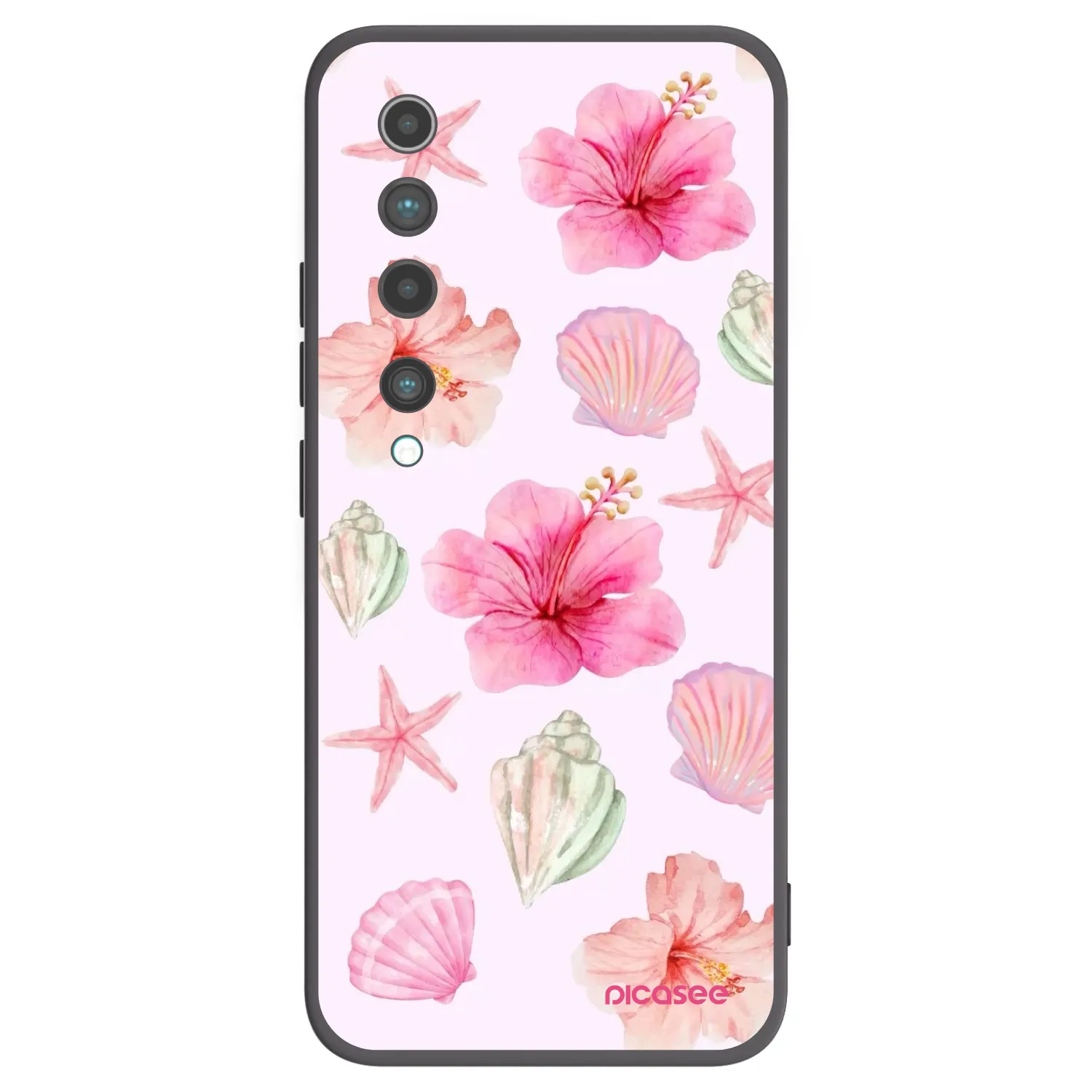 Picasee fekete szilikon tok az alábbi mobiltelefonokra Xiaomi Mi 10 - Blush Lagoon