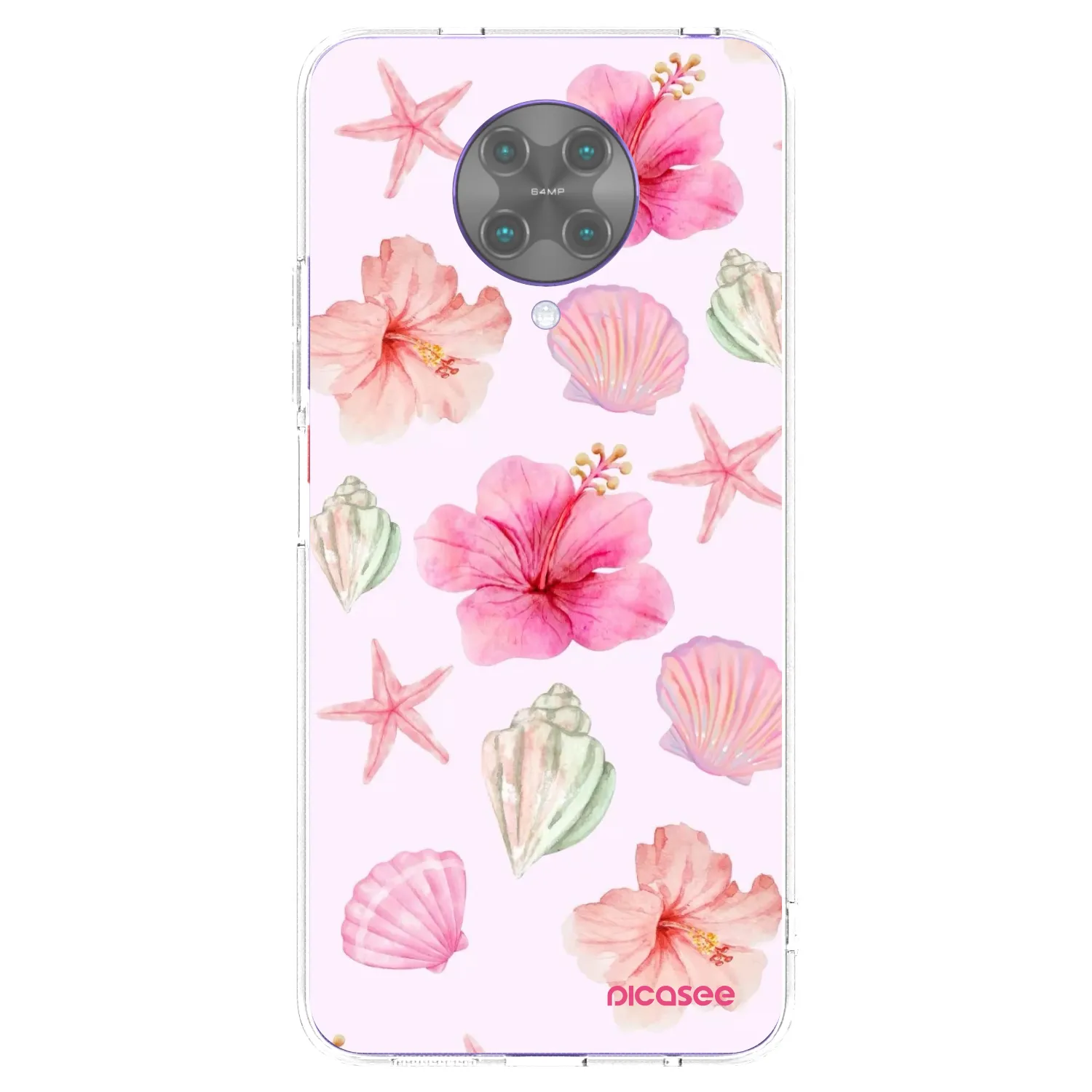 Picasee átlátszó szilikon tok az alábbi mobiltelefonokra Xiaomi Poco F2 Pro - Blush Lagoon