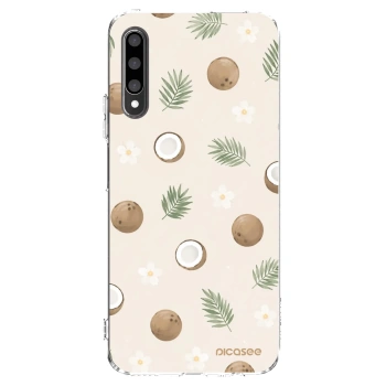 Picasee átlátszó szilikon tok az alábbi mobiltelefonokra Honor 9X Pro - Coconut Breeze