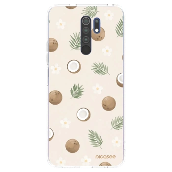 Picasee átlátszó szilikon tok az alábbi mobiltelefonokra Xiaomi Redmi 9 - Coconut Breeze