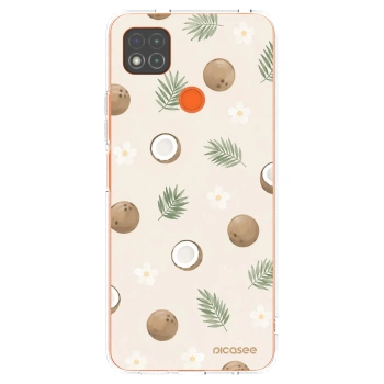 Picasee átlátszó szilikon tok az alábbi mobiltelefonokra Xiaomi Redmi 9C - Coconut Breeze