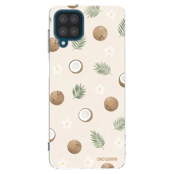 Picasee átlátszó szilikon tok az alábbi mobiltelefonokra Samsung Galaxy A12 A125F - Coconut Breeze