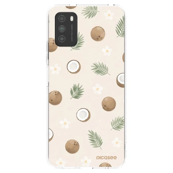 Picasee átlátszó szilikon tok az alábbi mobiltelefonokra Xiaomi Poco M3 - Coconut Breeze