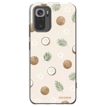Picasee átlátszó szilikon tok az alábbi mobiltelefonokra Xiaomi Redmi Note 10 - Coconut Breeze