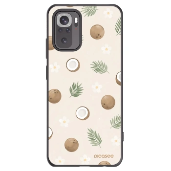 Picasee fekete szilikon tok az alábbi mobiltelefonokra Xiaomi Redmi Note 10 - Coconut Breeze