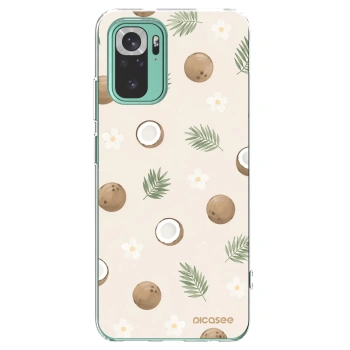 Picasee átlátszó szilikon tok az alábbi mobiltelefonokra Xiaomi Redmi Note 10 Pro - Coconut Breeze