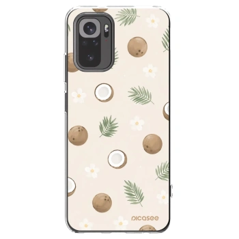 Picasee átlátszó szilikon tok az alábbi mobiltelefonokra Xiaomi Redmi Note 10S - Coconut Breeze