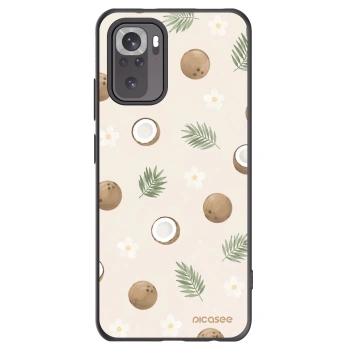 Picasee fekete szilikon tok az alábbi mobiltelefonokra Xiaomi Redmi Note 10S - Coconut Breeze
