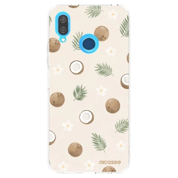 Picasee átlátszó szilikon tok az alábbi mobiltelefonokra Huawei P20 Lite - Coconut Breeze