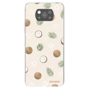 Picasee fekete szilikon tok az alábbi mobiltelefonokra Xiaomi Poco X3 Pro - Coconut Breeze