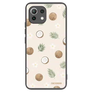 Picasee fekete szilikon tok az alábbi mobiltelefonokra Xiaomi Mi 11 Lite - Coconut Breeze