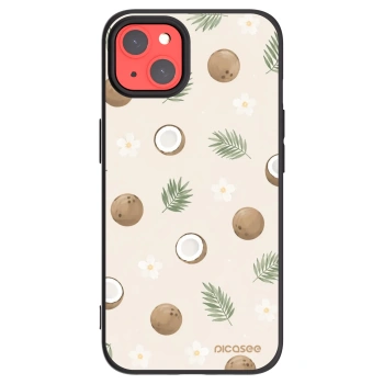 Picasee fekete szilikon tok az alábbi mobiltelefonokra Apple iPhone 13 - Coconut Breeze