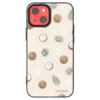 Picasee fekete szilikon tok az alábbi mobiltelefonokra Apple iPhone 13 mini - Coconut Breeze