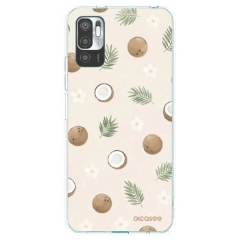 Picasee átlátszó szilikon tok az alábbi mobiltelefonokra Xiaomi Redmi Note 10 5G - Coconut Breeze
