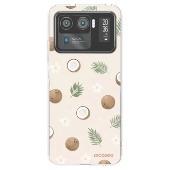 Picasee átlátszó szilikon tok az alábbi mobiltelefonokra Xiaomi Mi 11 Ultra - Coconut Breeze