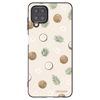 Picasee fekete szilikon tok az alábbi mobiltelefonokra Samsung Galaxy M12 M127F - Coconut Breeze