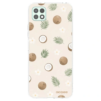 Picasee átlátszó szilikon tok az alábbi mobiltelefonokra Samsung Galaxy A22 A226B 5G - Coconut Breeze