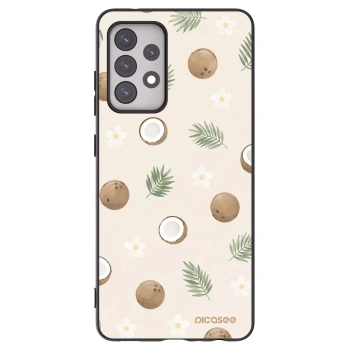Picasee fekete szilikon tok az alábbi mobiltelefonokra Samsung Galaxy A52s 5G A528B - Coconut Breeze