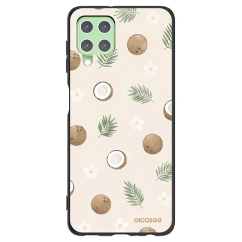 Picasee fekete szilikon tok az alábbi mobiltelefonokra Samsung Galaxy A22 A225F 4G - Coconut Breeze