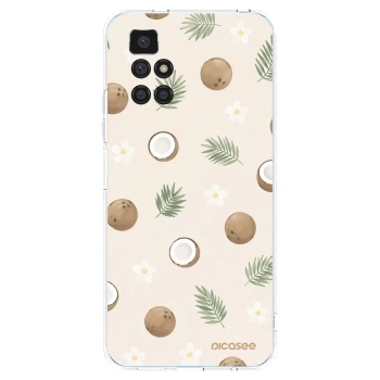 Picasee átlátszó szilikon tok az alábbi mobiltelefonokra Xiaomi Redmi 10 - Coconut Breeze