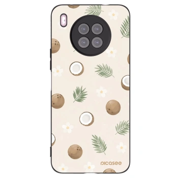 Picasee fekete szilikon tok az alábbi mobiltelefonokra Huawei Nova 8i - Coconut Breeze