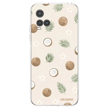 Picasee átlátszó szilikon tok az alábbi mobiltelefonokra Vivo Y33s - Coconut Breeze