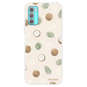 Picasee átlátszó szilikon tok az alábbi mobiltelefonokra Motorola Moto G60 - Coconut Breeze