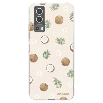 Picasee átlátszó szilikon tok az alábbi mobiltelefonokra Vivo Y72 5G - Coconut Breeze