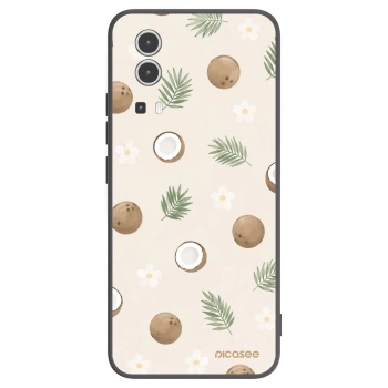 Picasee fekete szilikon tok az alábbi mobiltelefonokra Vivo Y72 5G - Coconut Breeze