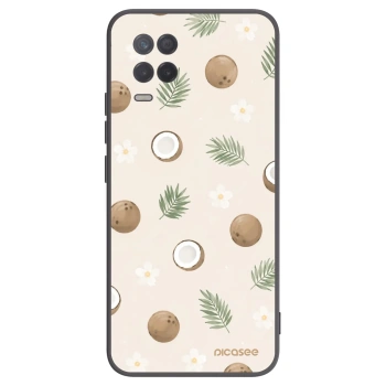 Picasee fekete szilikon tok az alábbi mobiltelefonokra Realme 8 5G - Coconut Breeze